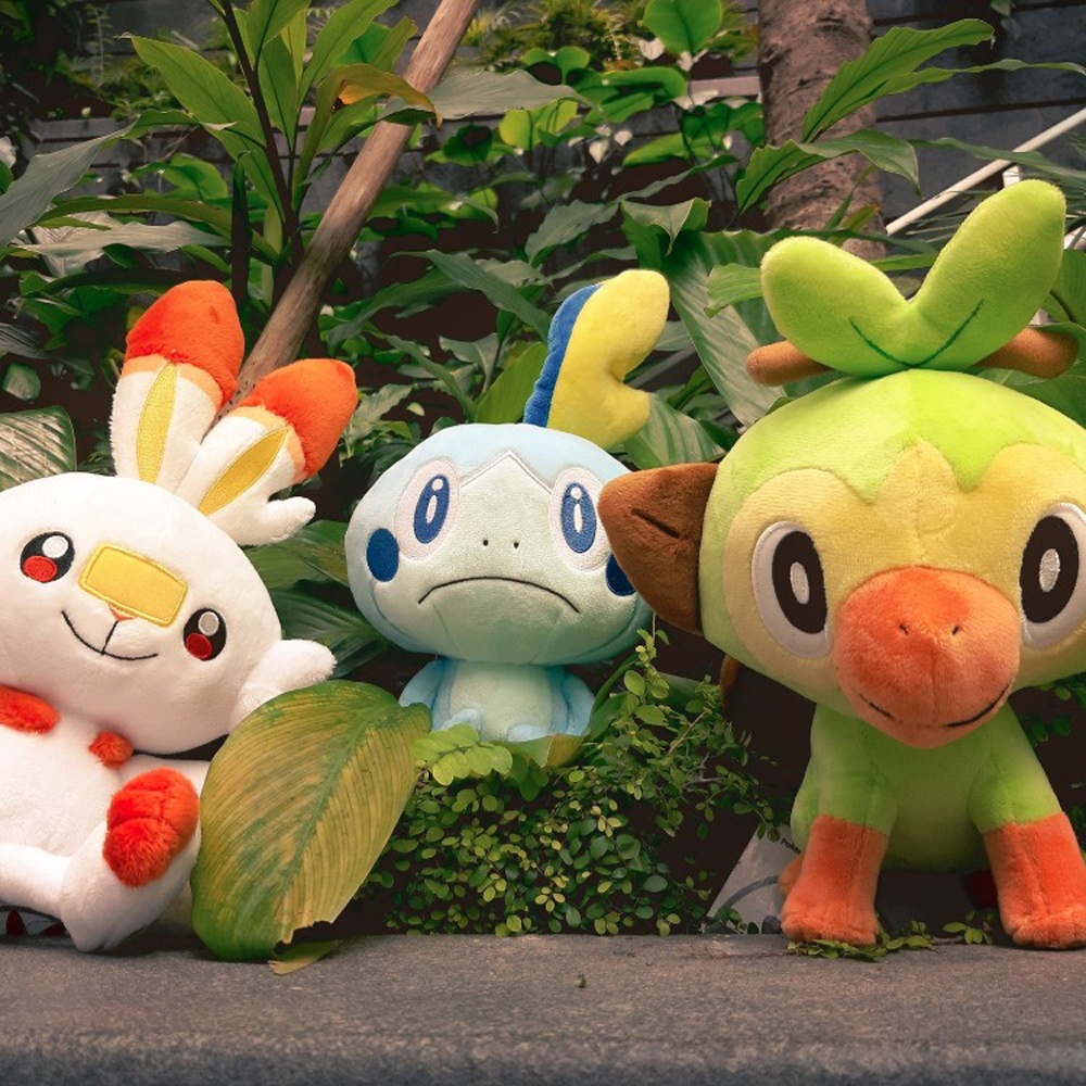 1 thú nhồi bông hình chú thỏ Scorbunny Sobble Grookey dễ thương cho bé