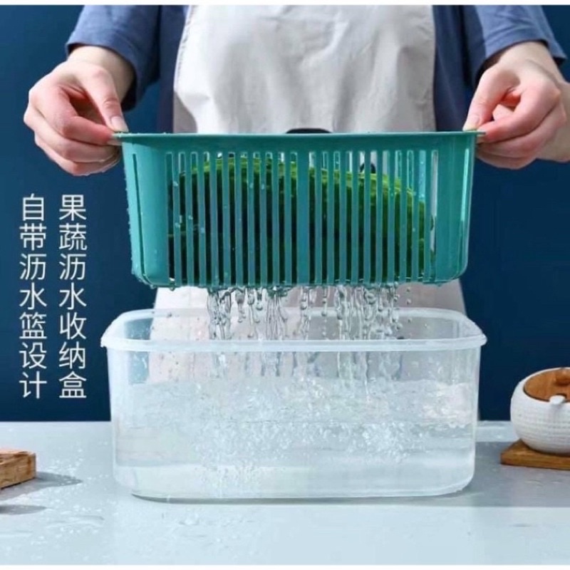 Sét 5 rổ nhựa đựng thực phẩm có nắp đủ kích cỡ ( có quà tặng )