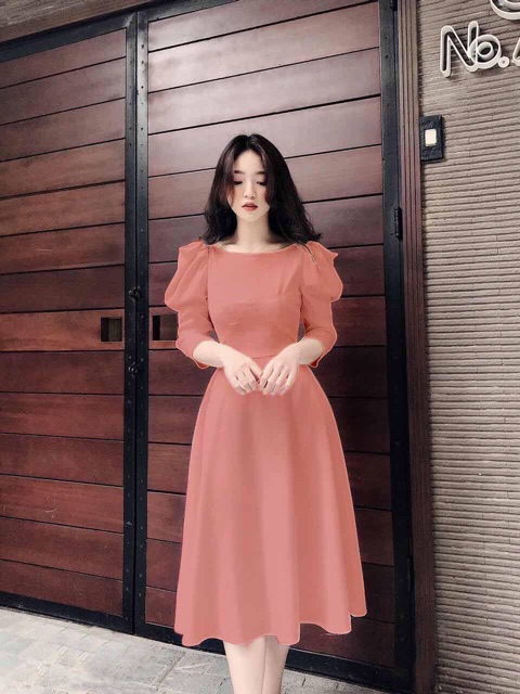 ✅ĐẦM DẠ HỘI DỰ TIỆC DÁNG XOÈ TAY NHÚNG PHỒNG GIÁ RẺ