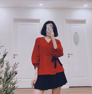 ÁO KIMONO CỘT NƠ (KÈM HÌNH THẬT)