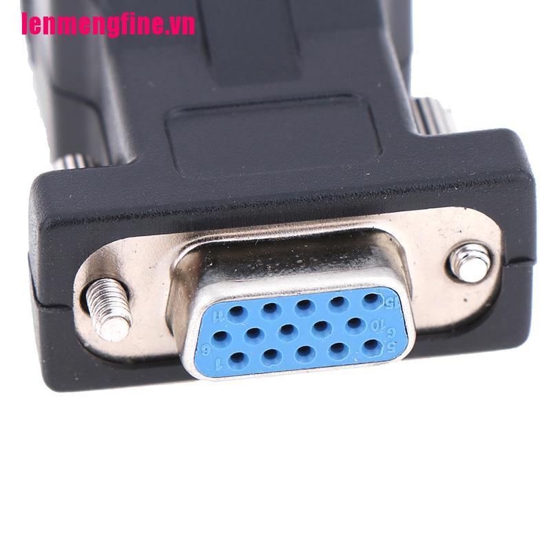 Đầu Chuyển Đổi Từ Cổng Vga Sang Rj45 15pin