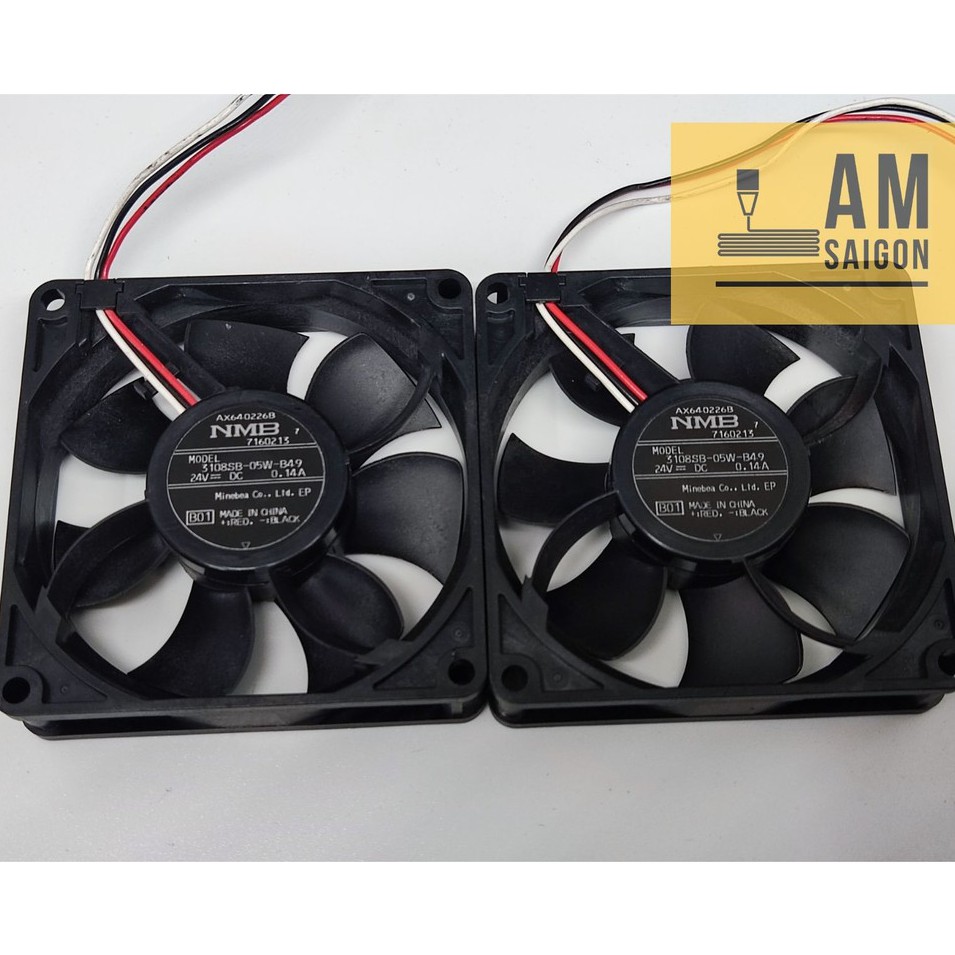 Fan Nhật 6025 8020 24V, Quạt tản nhiệt 6cm 8cm NIDEC, NMB và các hãng tháo máy Nhật , khỏe, êm