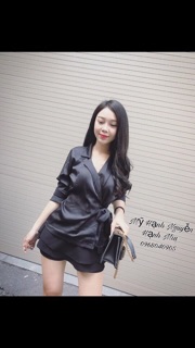 Áo lụa thắt eo xinh
