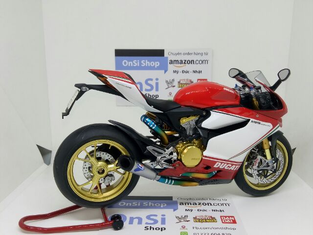 DUCATI 1199 PANIGALE TRICOLORE 1/12 TAMIYA MÔ HÌNH XE ĐỘ PÔ