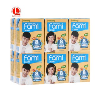 Sữa đậu nành FAMI canxi (vỉ 6 hộp * 200ml)