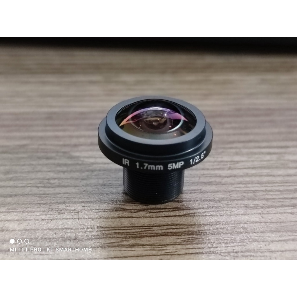 Ống kính Fisheye Camera 185° (lens 1.7mm) dành cho  Camera CCTV hikvison-dahua-imou-ezviz Chất lượng