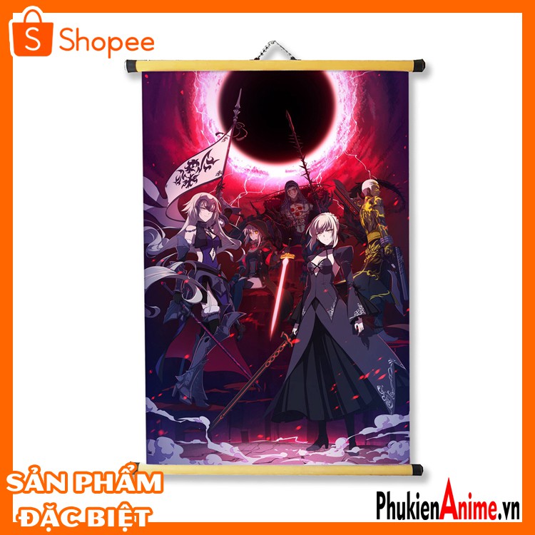 Shop Anime Hcm - Tranh treo vải 40x60 Anime Fate/Grand Order mẫu 1