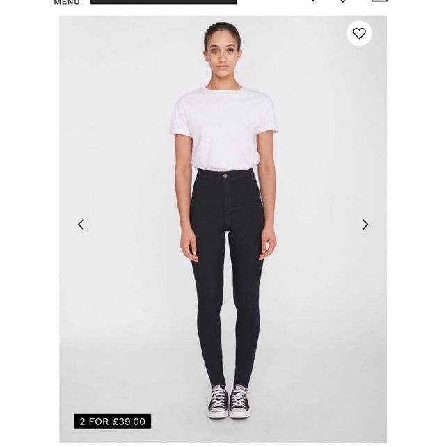 Quần skinny jean Noisy May xuất xịn