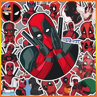Set 25 cái Sticker DeadPool chống nước, Hình dán Deadpool cute, Decal Deadpool dán vali, điện thoại, laptop