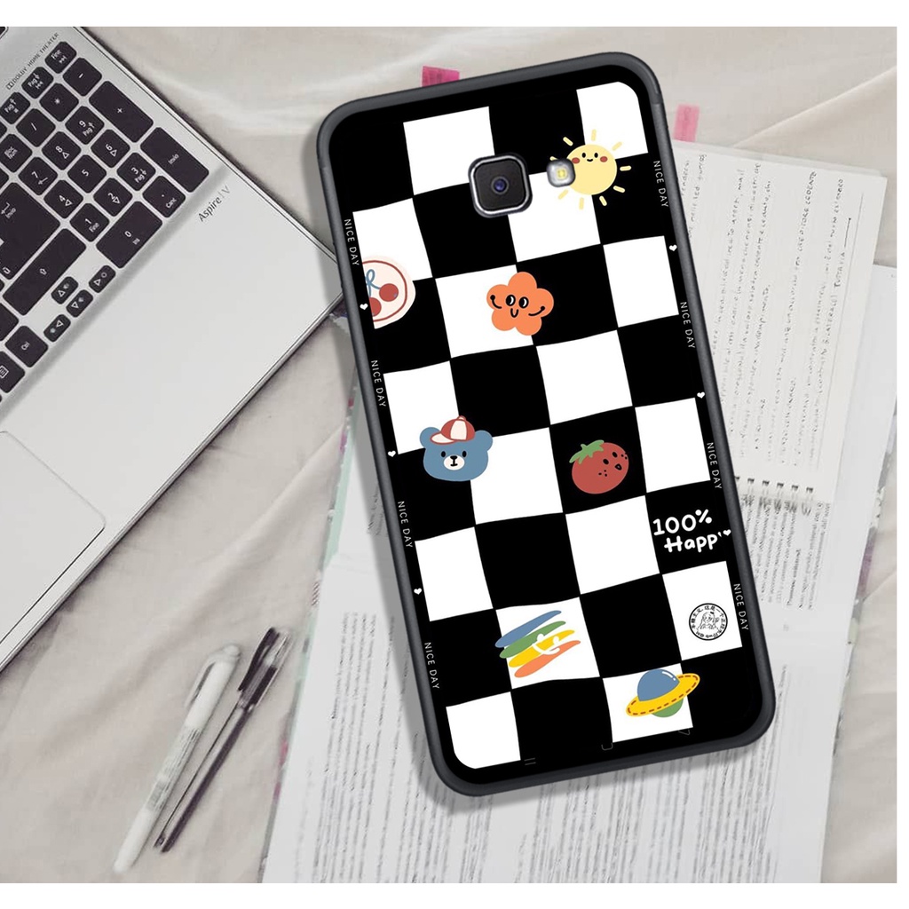 Ốp Lưng Samsung A3 2016 - A5 2016 - A7 2016 - A3 2017 - A5 2017 - A7 2017 , In Hình &quot;Black Heart&quot; Phong Cách Đẹp.