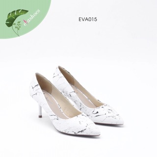 Giày Cao Gót Đế Nhọn Evashoes - Eva015(Màu Đen,Kem,Vân Đen)
