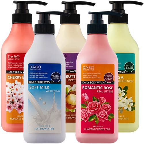 Hàng Chính Hãng – Sữa Tắm Trắng Mịn Da Sạch Nhờn Hương Hoa Hồng Cao Cấp DABO ROMANTIC ROSE Hàn Quốc 750ml