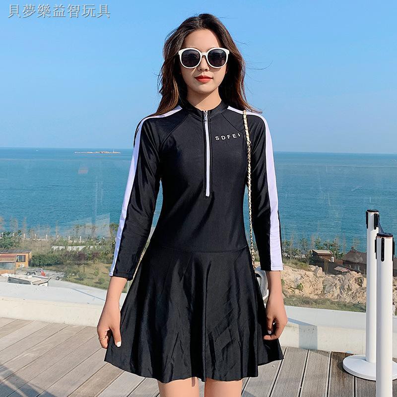 Bộ Đồ Bơi Thể Thao Lưng Cao Dáng Ôm Phong Cách Hàn Quốc Cao Cấp | BigBuy360 - bigbuy360.vn