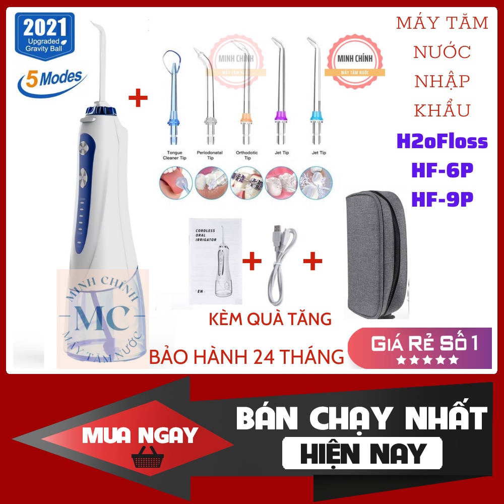 Máy tăm nước H2ofloss HF6P & HF9P + sửa chữa thay thế pin máy tăm nước + thay thế động cơ máy tăm nước