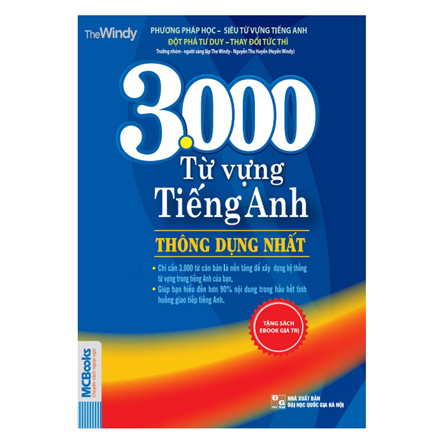 Cuốn sách 3000 Từ Vựng Tiếng Anh Thông Dụng Nhất (Tái Bản)
