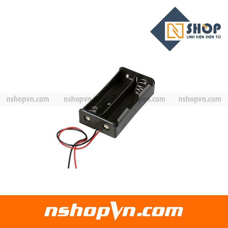 Hộp đế pin 18650 2 cell