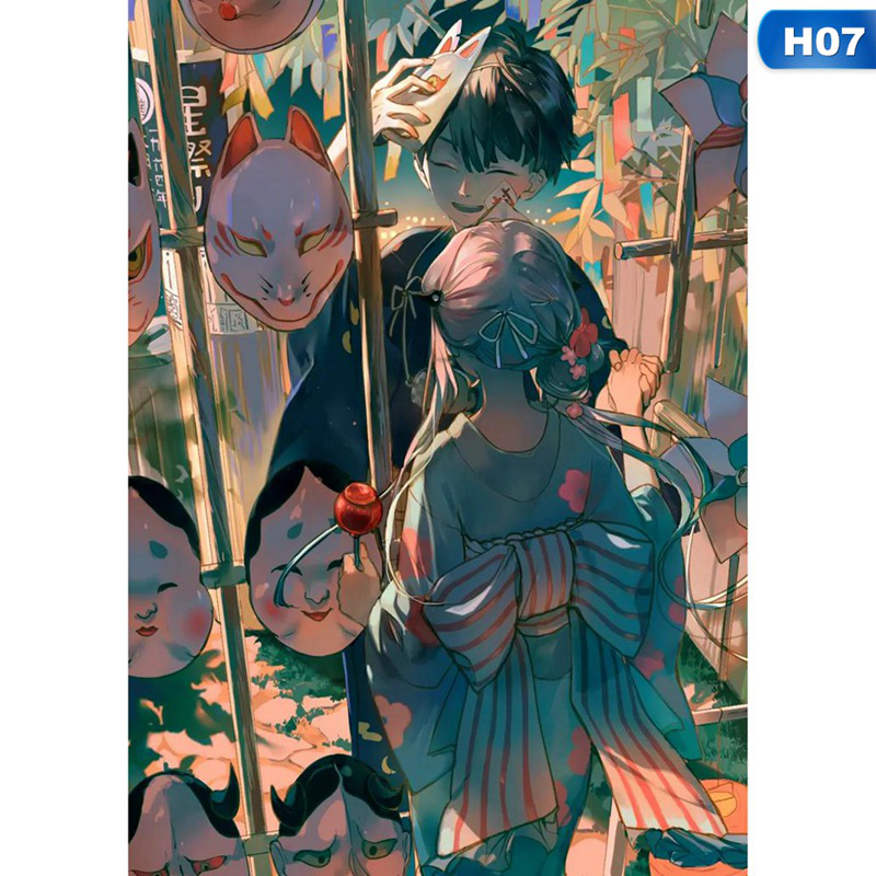 flowersqueen Poster Treo Tường Trang Trí Hình Anime Hanako-Kun