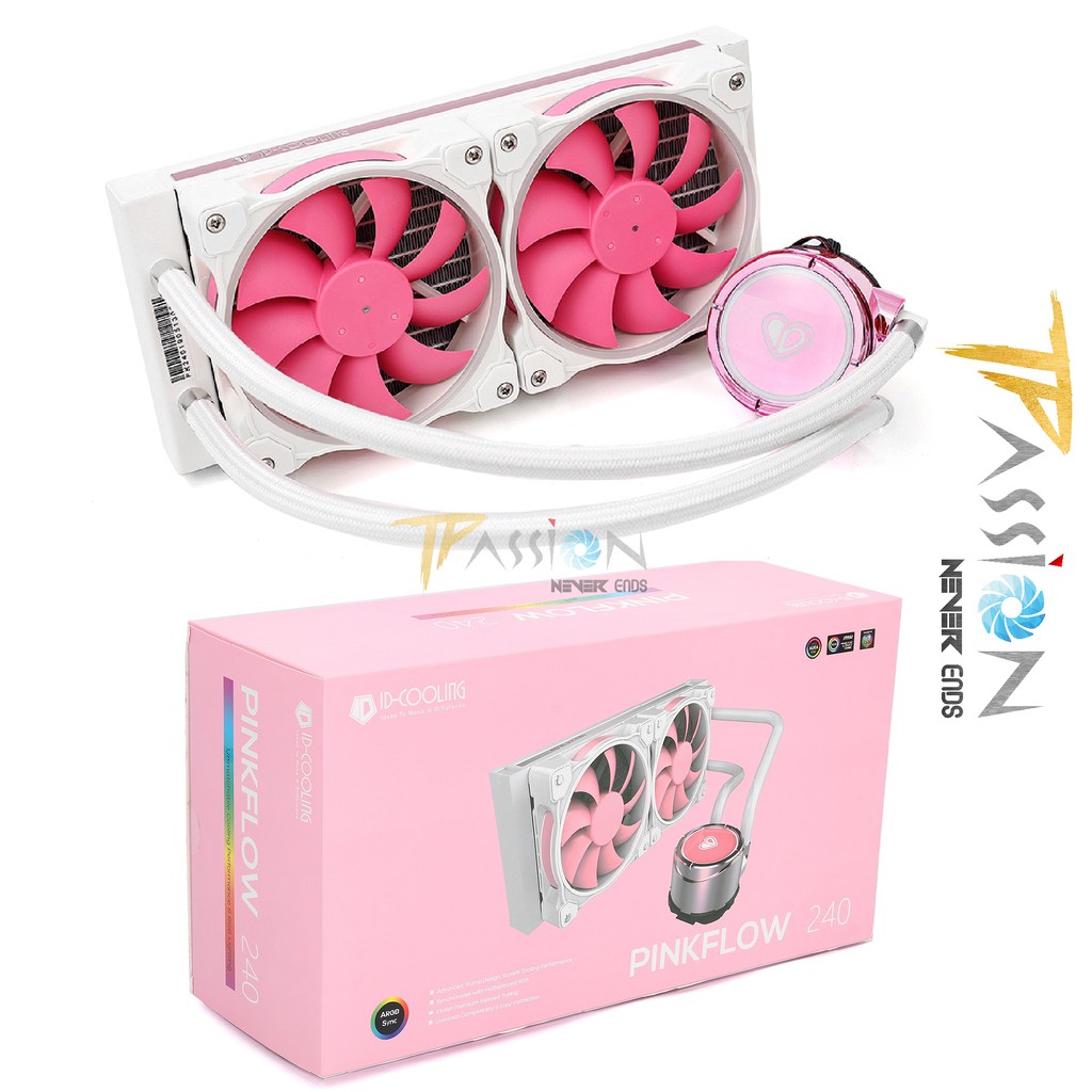 Tản nhiệt nước CPU AIO ID-COOLING PINKFLOW 240 DIAMOND EDITION - Chính hãng, LED ARGB 5v