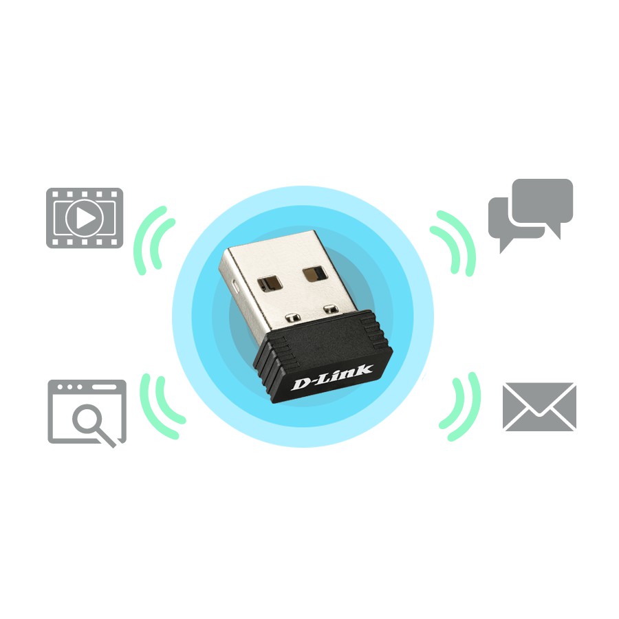 N 150Mbps USB Bộ thu WiFi Siêu nhỏ gọn- TL-WN725N / DWA-121 - Hàng Chính Hãng