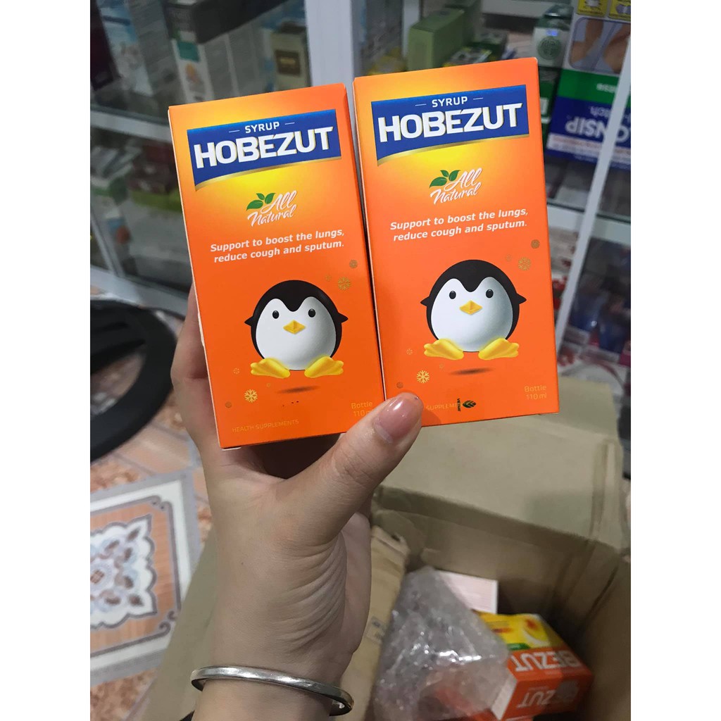 Siro Hobezut chai 100ml - Hỗ trợ bổ phế, giảm ho khan, ho đờm, làm ấm đường hô hấp - Siro Ho Bezut CVSpharmacy