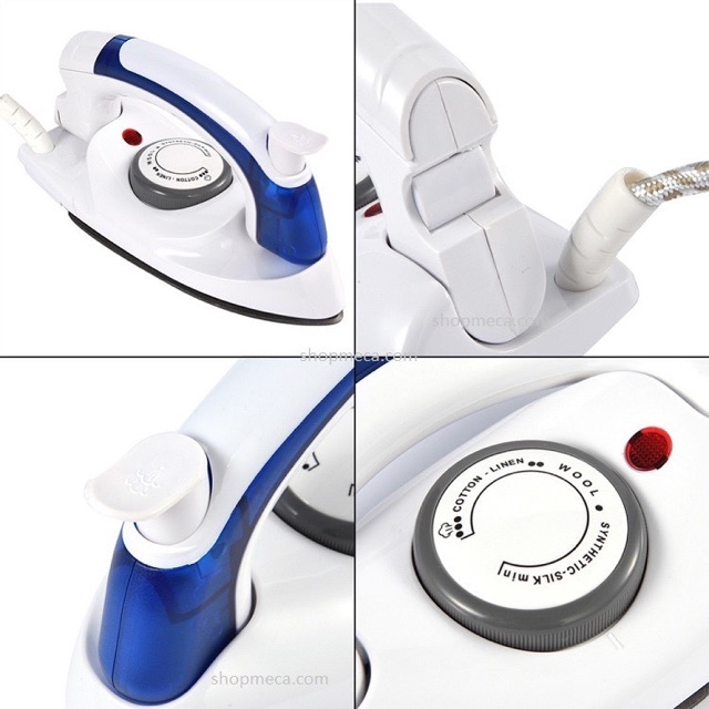 Bàn là ủi hơi nước mini du lịch cầm tay tiện dụng TRAVEL IRON Tiết kiệm điện năng, an toàn khi sử dụng.