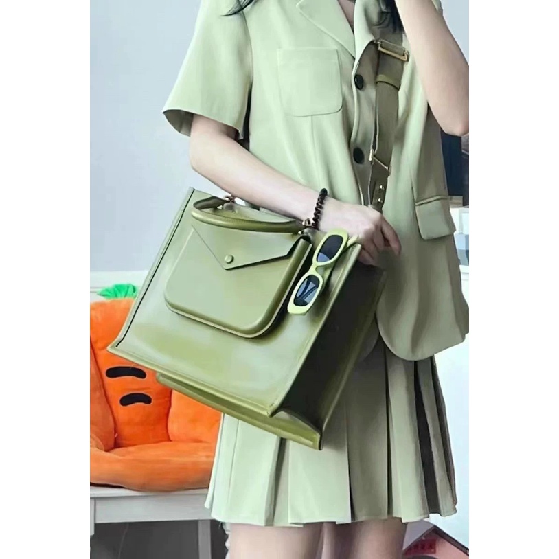 Set túi tote kèm ví, túi xách nữ siêu tiết kiệm ck2-30781711 size 34cm đủ màu