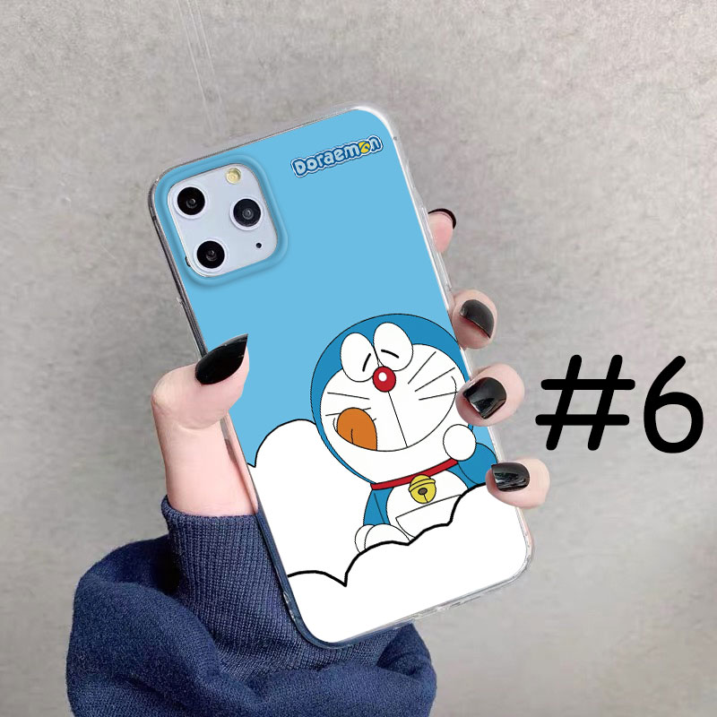 Ốp lưng TPU mềm Huawei Y6 II Y6 2017 Prime 2018 Y6 Pro 2019 Doraemon hoa văn