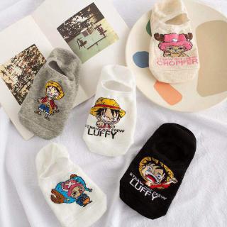 Vớ Ngắn In Hoạt Hình One Piece Dễ Thương Cho Nữ