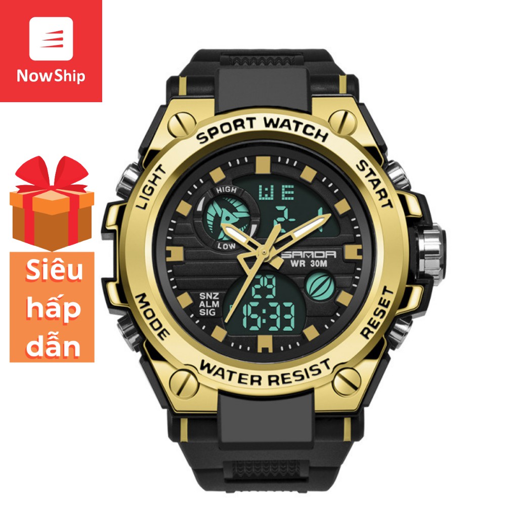 Đồng hồ nam SANDA JAPAN phong cách thể thao SD04 máy Nhật -TIGER98_SHOP | BigBuy360 - bigbuy360.vn