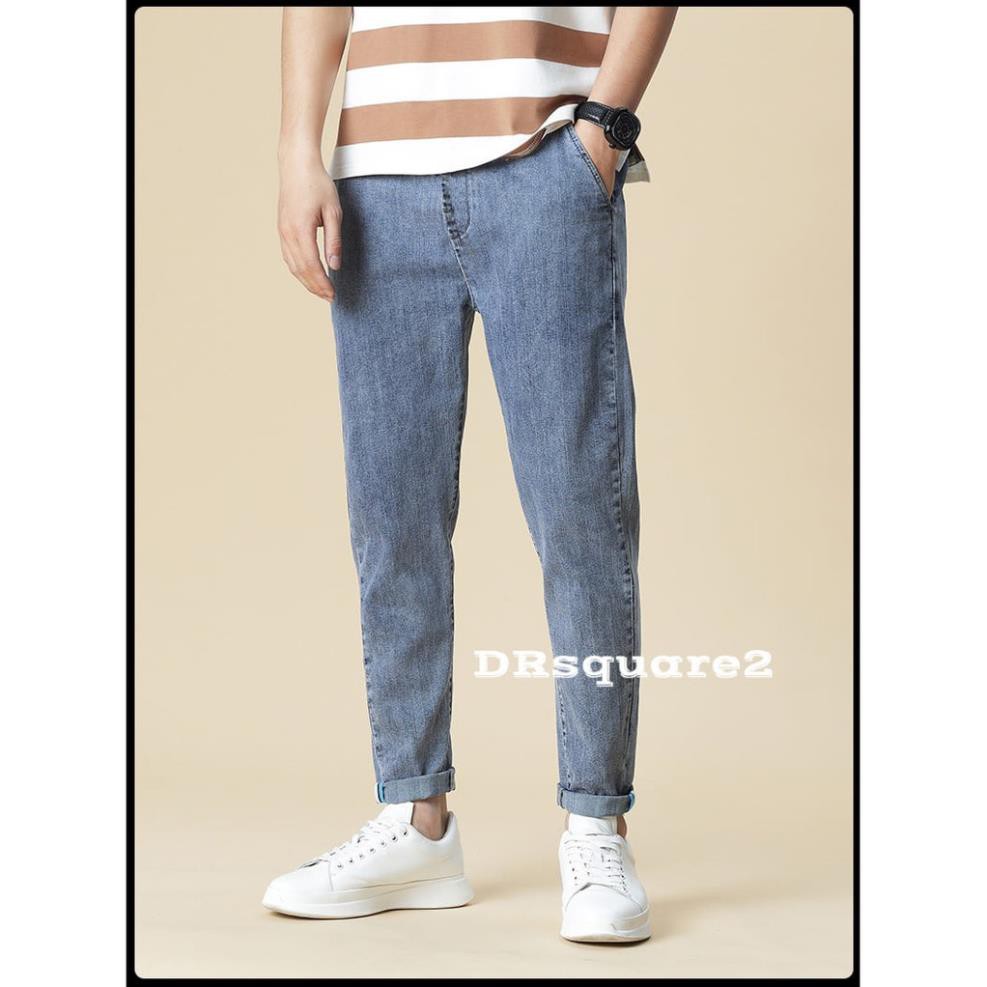 Quần jean nam, jeans,quần bò, baggy túi hộp, xanh sky ống suông rộng style hàn quốc hot 2021 DRsquare [X01] | BigBuy360 - bigbuy360.vn