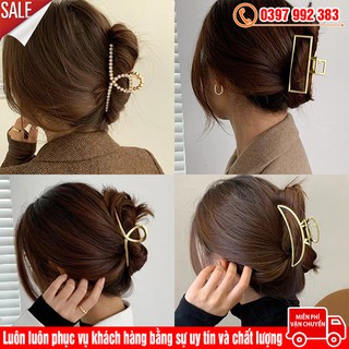 Kẹp Càng Cua Búi Tóc CỠ LỚN Cho Nữ Hot Trend Hàn Quốc - Cặp Tóc Kim Loại