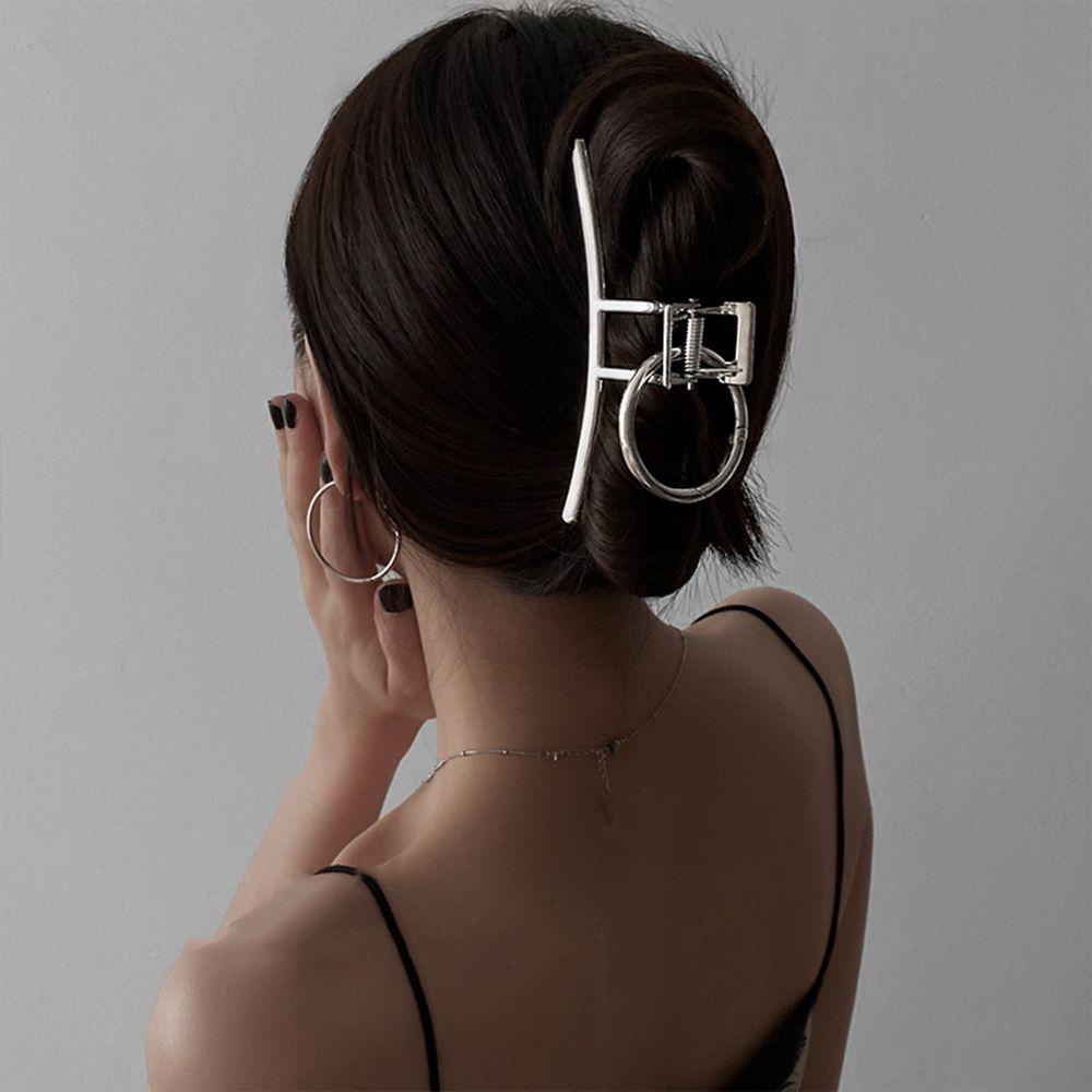 Kẹp Tóc Kim Loại Màu Sắc Ngọt Ngào Dễ Phối Đồ Phong Cách Hàn Quốc Cho Nữ