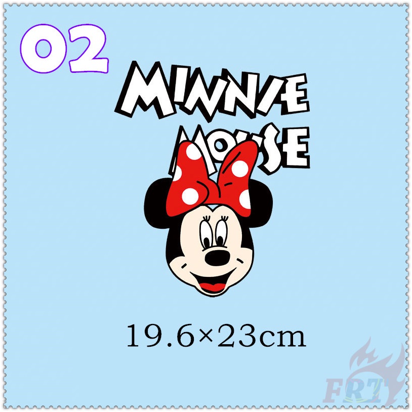 1 miếng dán vinyl in nhiệt hình Mickey/Minnie DIY