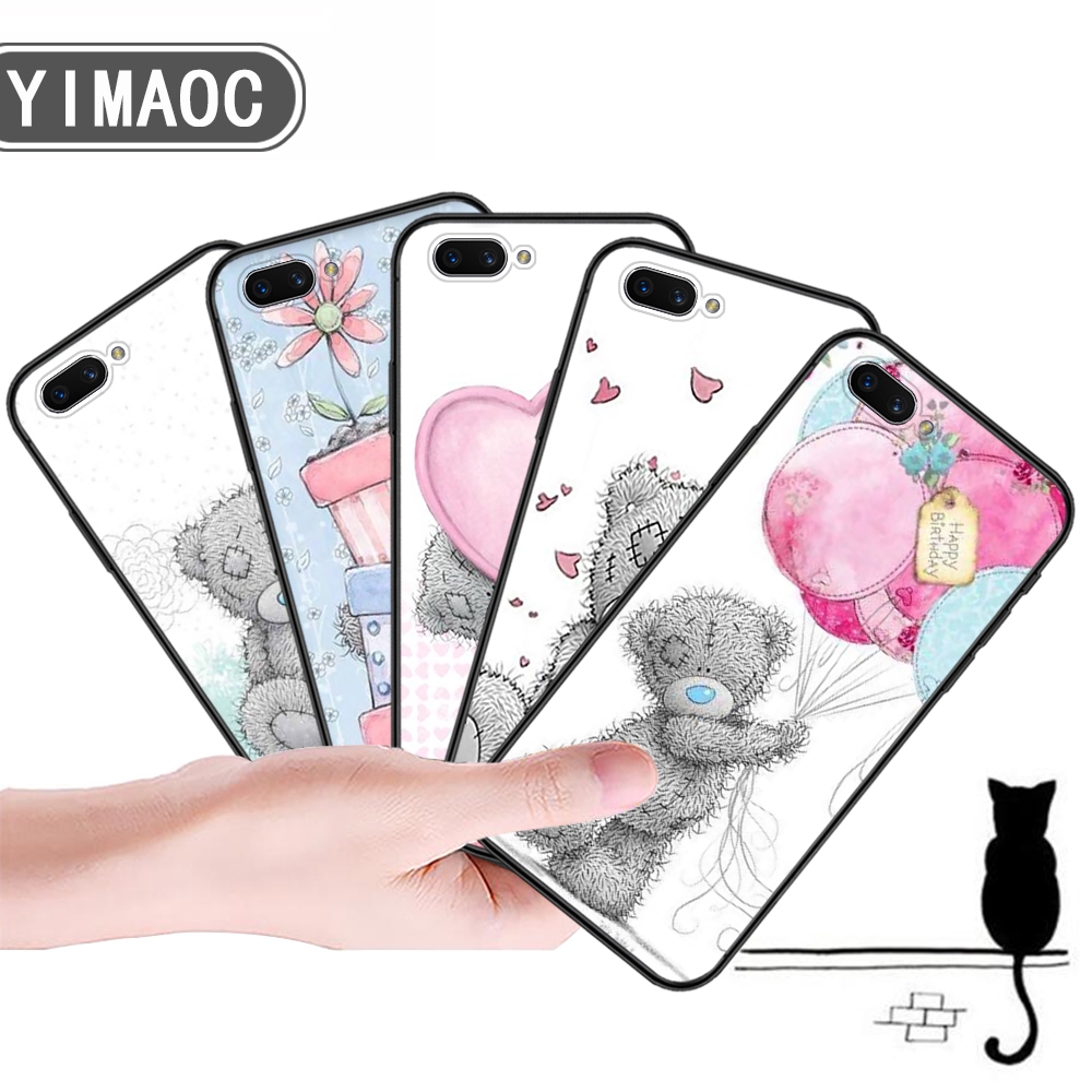 Ốp lưng dẻo hình con gấu bông cho OPPO A3S A5 A37 A39 A5S A7 A59 F1S F3 A1 F5 F7 F9