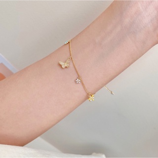 |KHÔNG ĐEN GI| Lắc tay butterfly daisy