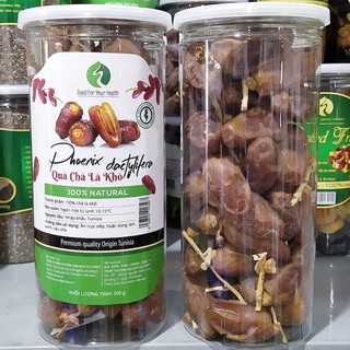 Chà Là sấy khô nguyên cành Tunisia (hộp 500gr)