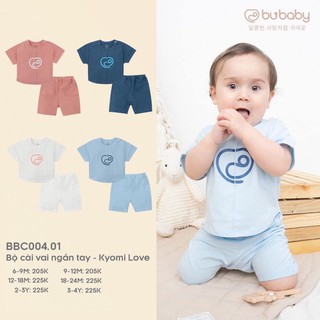Bộ cộc tay cài vai logo kyomi bu 2021