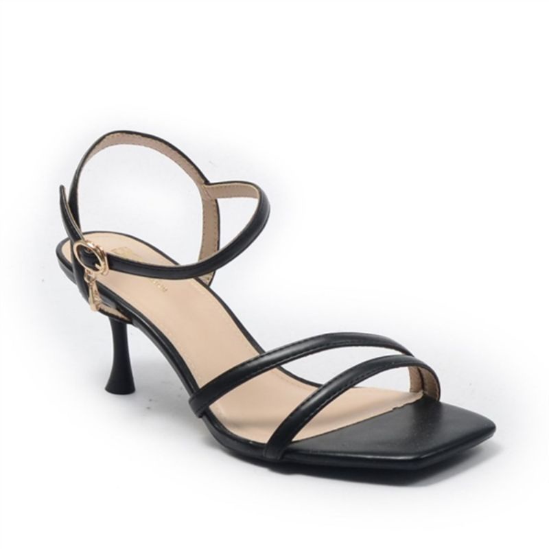 GIÀY CAO GÓT HAI QUAI MẢNH 1 QUAI NGANG 1 QUAI CHÉO, ĐẾ 7CM GI BQ039 - BQ