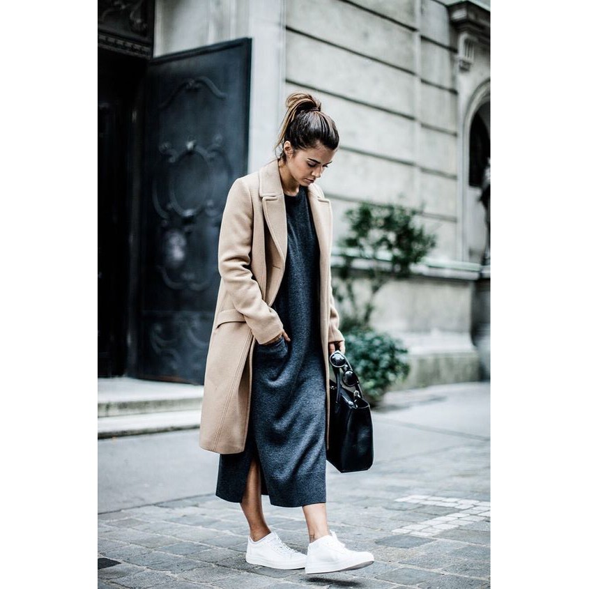 Váy len suông đơn chốt livestream V120