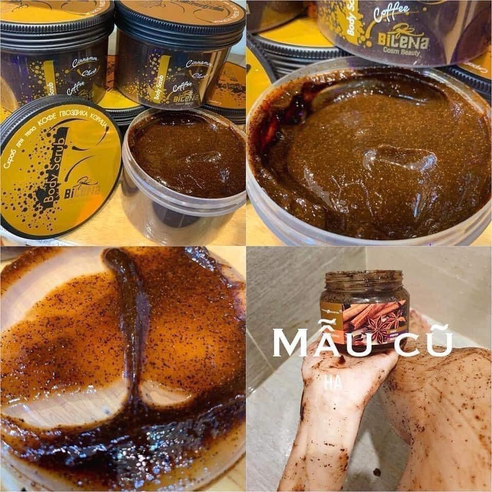 [Mẫu Mới 2020]Tẩy Da Chết Quế Hồi Cà Phê Bilena Nga 250g | BigBuy360 - bigbuy360.vn