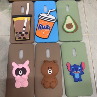 Ốp lưng Oppo K3 / Realme X dẻo silicon màu hình thú nổi kute