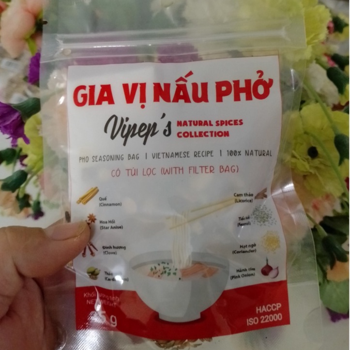 Combo 3 gói gia vị nấu phở, dùng nấu phở bò, phở gà và bún bò