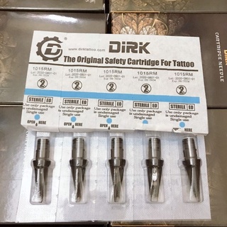 Kim xăm đầu đạn Dirk  máy pen mini phun môi mày mí sắc bén siêu nhanh bong đậm hộp 20 kim