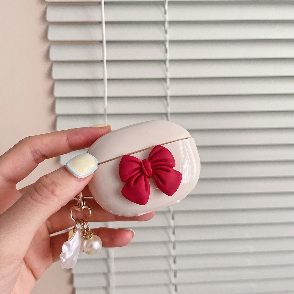 Vỏ Bảo Vệ Hộp Sạc Tai Nghe Bluetooth Không Dây Realme Buds Air3 Bằng TPU Mềm Hình Bướm/Trái Tim DIY