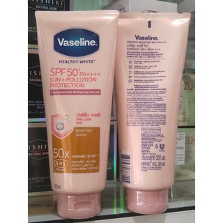 Dưỡng thể trắng da vaseline 50x spf 50 pa++++ 320ml