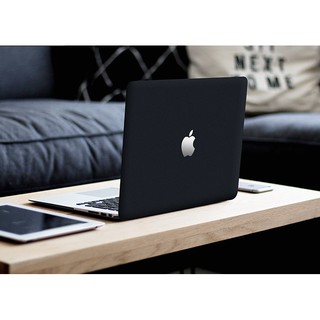 Ốp màu đen cho các dòng macbook(TẶNG KÈM NÚT BỊT BỤI+CHỐNG GÃY SẠC)