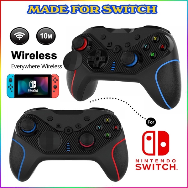 𝓗à𝓷𝓰 𝓢ẵ𝓷 Tay cầm chơi game Nintendo Switch pro controller S818 - Full tính năng WAKE UP, NFC, TURBO, RUMBLE