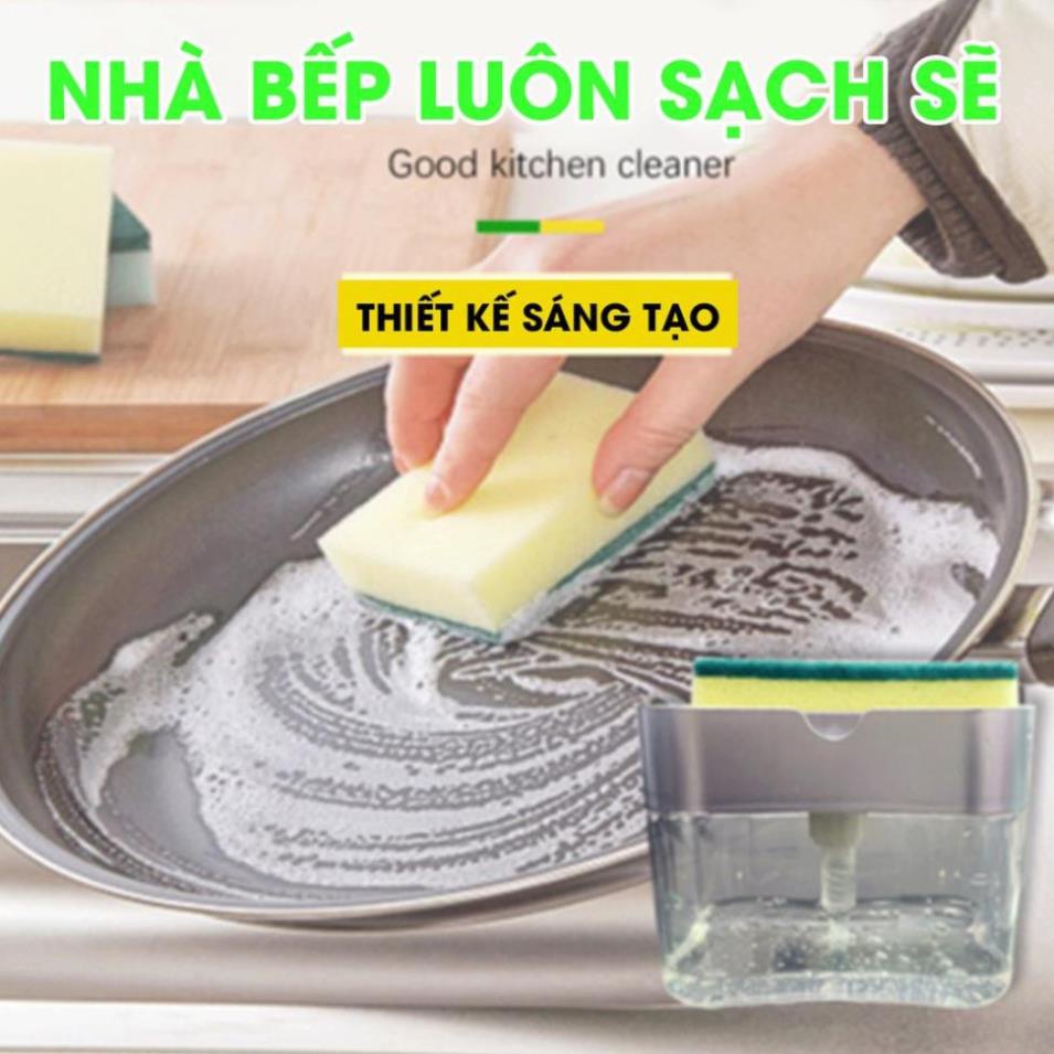Bộ Rửa Bát Chén SUPER CLEAN 3 Trong 1 - NTC