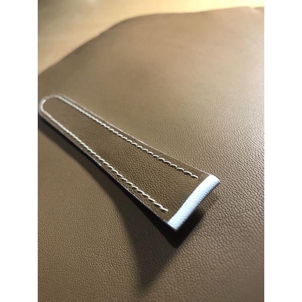Dây da đồng hồ Handmade da cừu Nappal trắng