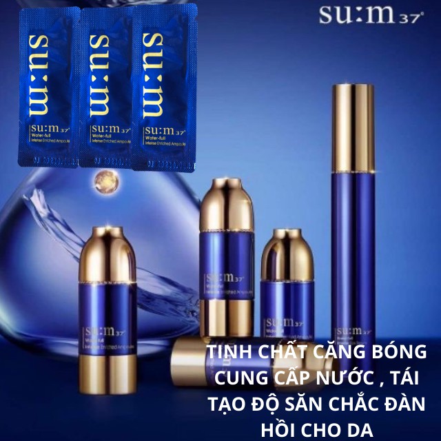 Gói Sum Xanh Water Giàu Dưỡng Căng Bóng Da Sum Water-full Intense Enriched Ampoule Sample Dùng Thử | BigBuy360 - bigbuy360.vn